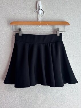 Free Haven Black Mini Skirt Lined XS